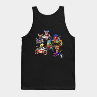 Motorcycle Animals Tank Top